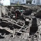 Деревянное сооружение для рекультивации воды 13 века найдено в Германии