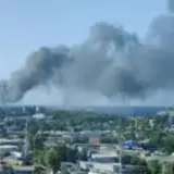На базе снабжения МВД в Ростове-на-Дону – крупный пожар
