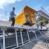 Самоскид протаранив міст у Черкаській області