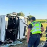 Автобус с детьми перевернулся в Хмельницкой области