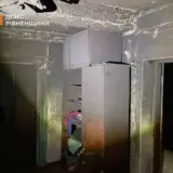 Пожар в Ровенской области – в результате пожара в селе Певжа Дубенского района погибли три малолетних ребенка
