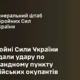 ВСУ уничтожили командный пункт оккупантов в Белгородской области