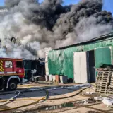 На Харківщині вирувала масштабна пожежа через ворожу атаку