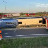 ДТП в Польше — автобус с украинцами перевернулся в Варшаве