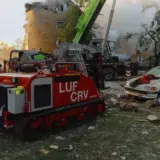 Обстріл Києва – у Дарницькому районі тривають аварійно-відновлювальні роботи