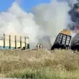 Масштабна пожежа спалахнула на залізниці в Росії