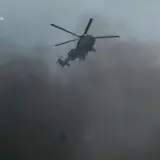 Обстріл Києва – пожежні гелікоптери гасять масштабну пожежу
