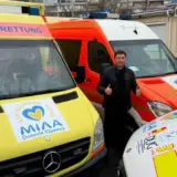 Благодійний фонд «МІЛА» Олексія Юренка передавши три карети швидкої допомоги українським прикордонникам