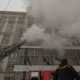 Пожежа у Києві – у центрі горить готель