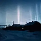 На Тернопольщине возникли световые столбы