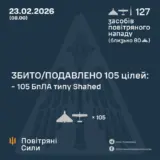 Обстріл України – балістика та 126 дронів