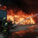 Пожар в Киеве