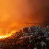 Пожар бушует на Закарпатье