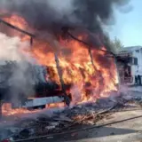 Ударом РФ 3 травня по АЗС на Дніпропетровщині зачепило автобус із дітьми – є поранені
