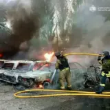 Обстрел Днепропетровской области – сгорело 27 автомобилей и 15 мопедов
