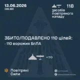 Атака дронів – противник завдав удару за допомогою 118 дронів