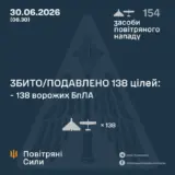 Атака дронов – противник нанёс удар 154 ударными БПЛА